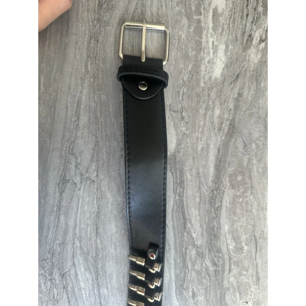 Studded Belt Bullet Rivets Belt Y2k Secene Costume Women Men Goth Belts 44